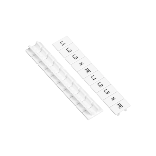 Տերմինալային շարքի նշագրում 6մմ, L1, L2, L3, N, PE : Meyertec – MTU-4ML